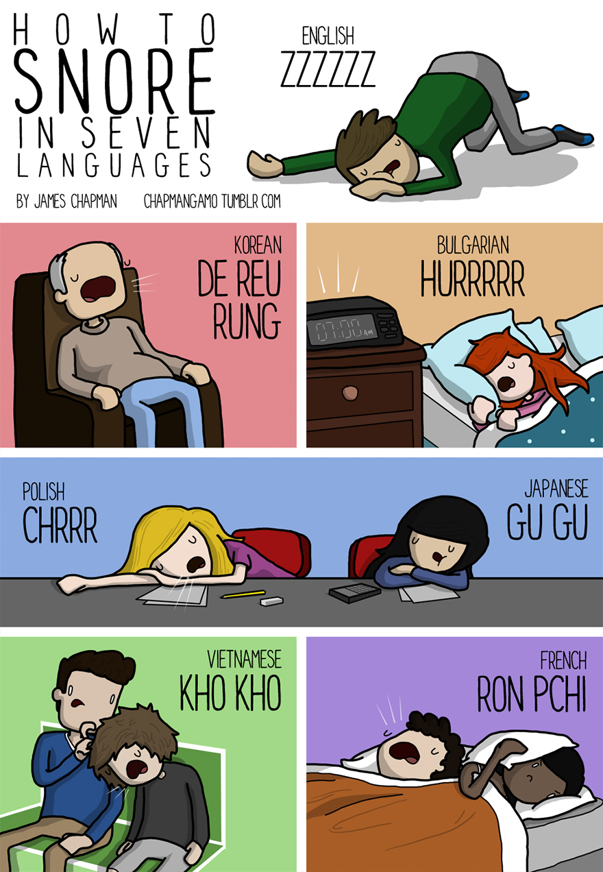 Sleeping In Different Languages Reckon Talk