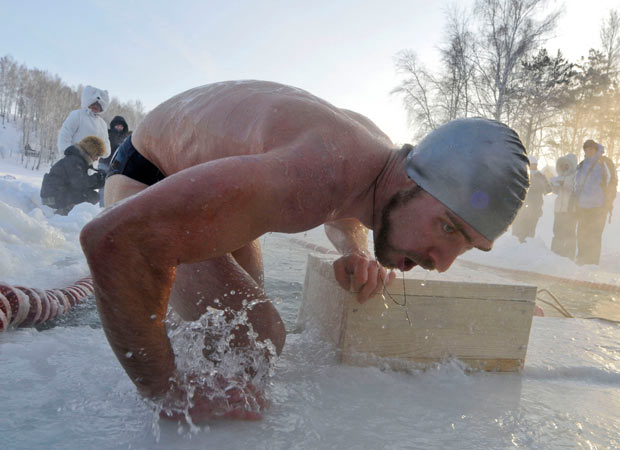 Ice Bathing Russia