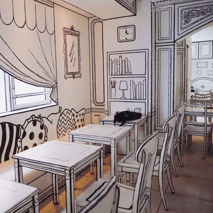 Tokyo's 2D Cafe Will Make You Feel Like You Stepped Into A Cartoon ...